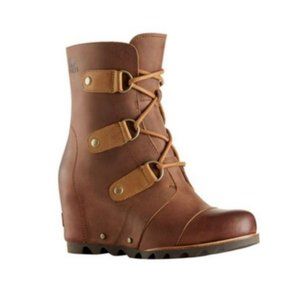 Sorel Joan of Arctic Wedge Mid - Elk, size 8, NIB